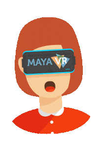 mayavr vr nl maya mayavr Sticker