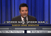 Jimmy Fallon Marvel GIF by The Tonight Show Starring Jimmy Fallon
