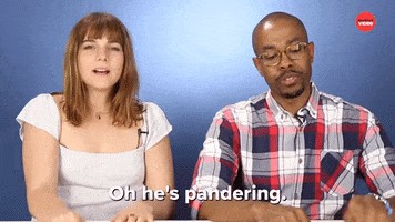 Pandering Flip Flop GIF by BuzzFeed