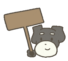 sugar_schna dog date tuesday 犬 Sticker
