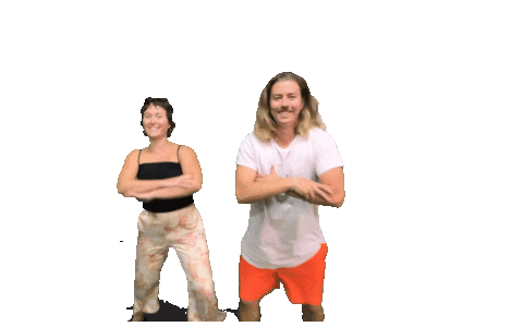 Happy Long Hair Sticker by DareDevil Improv Comedy
