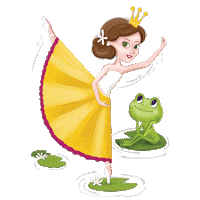 Bupizabka pirat hudba tenisky princezna Sticker