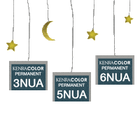 hair color stars Sticker
