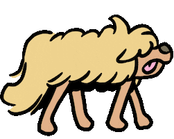 Dog Walking Sticker by Ruppert Tellac