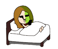 Night Sleep Sticker by TakakoChan