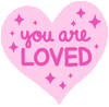 I Love You Heart Sticker by Atlantic Records