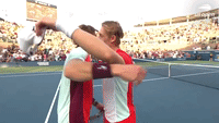 Rublev And Shapovalov Hug It Out