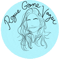 RogueGoneVogue happy smile girl illustration Sticker
