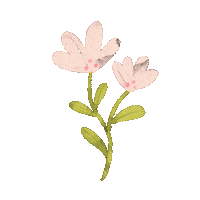 Plants Pink Flowers Sticker