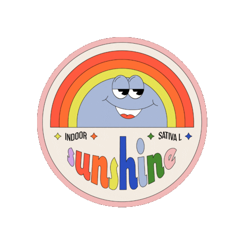 Sunshine Sticker by Weedly