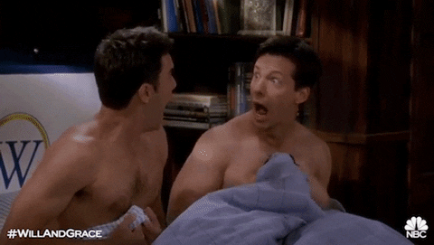 Oh No Reaction GIF by Will & Grace