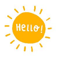 Summer Hello Sticker by ohdoodledoo