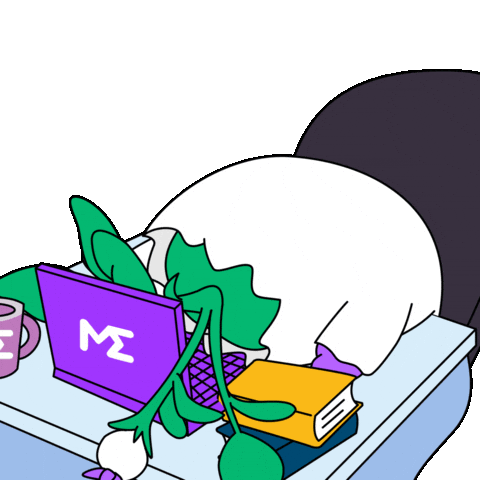 Tired Over It Sticker by Magic Eden