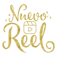 Gold Reel Sticker