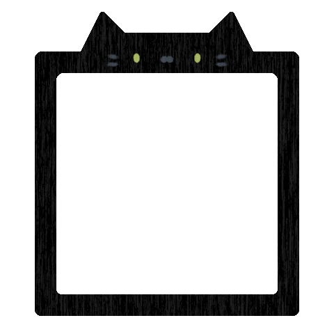 Cat Frame Sticker