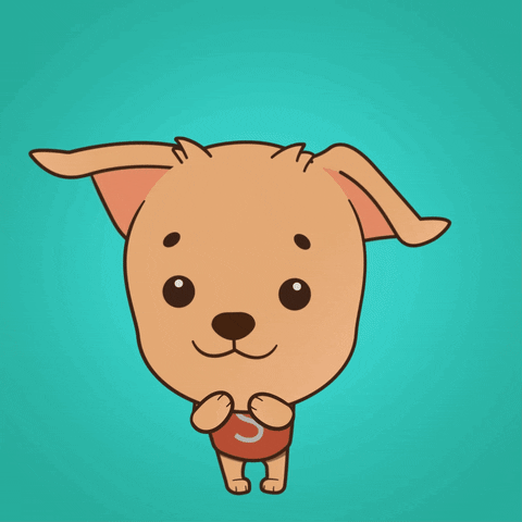 shopeebr dog cachorro fofo mascote GIF