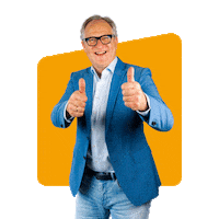 Hilbert_Makelaardij thumbsup deal sales makelaar Sticker