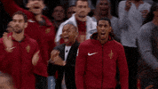 excited cleveland cavaliers GIF by NBA