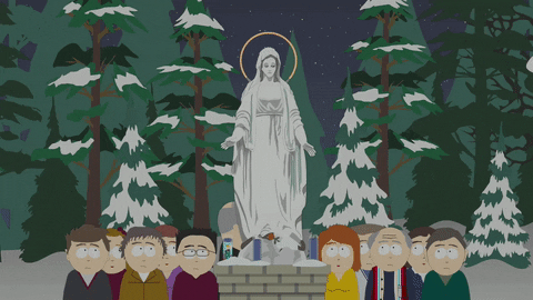 virgin mary religion GIF by South Park 