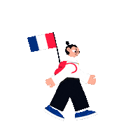 Travel Flag Sticker