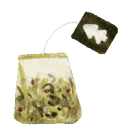 Fall Tea Sticker