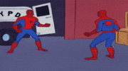 Spiderman Blaming GIF
