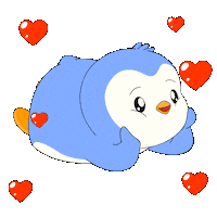 In Love Hearts Sticker by Pudgy Penguins
