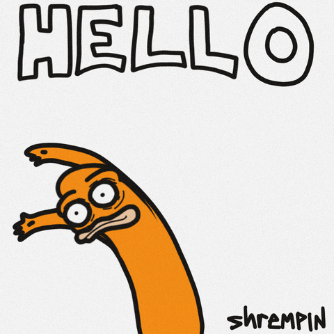 Hey You Hello GIF by shremps