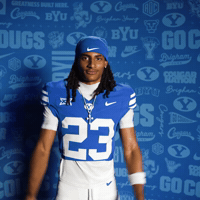 Byu Football Go Cougs GIF by BYU Cougars