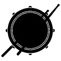drumitaly tom drums groove drum Sticker