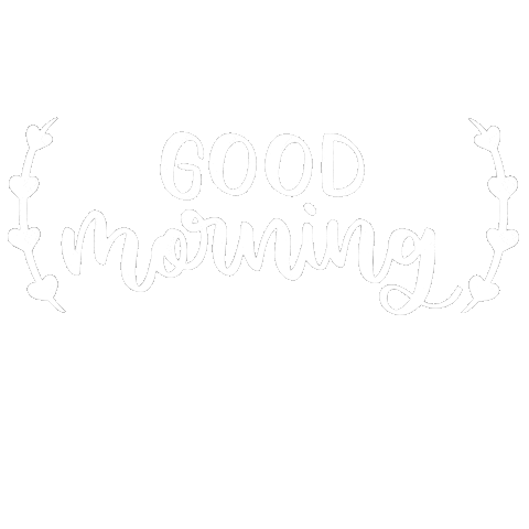 Good Morning Lettering Sticker