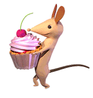 Happy Cup Cake Sticker