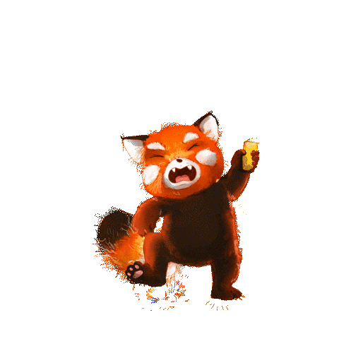 Angry Panda Sticker by Carlsen Kinderbuch