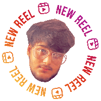 Zeel Thakkar Sticker by BORN ON INSTAGRAM