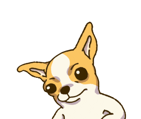 Animation Dog Sticker