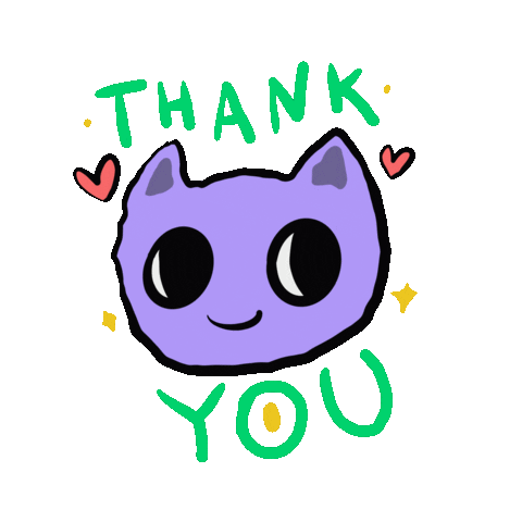 adekartikka giphyupload cat thank you cats Sticker