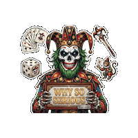 Serious Halloween Sticker