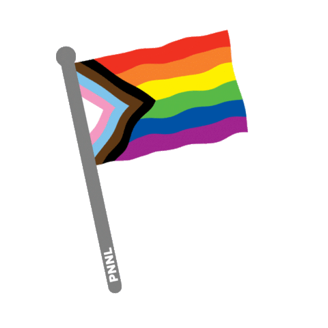 Rainbow Pride Sticker by Pacific Northwest National Laboratory