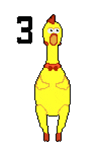 minuri funny rap chicken countdown Sticker