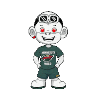 Minnesota Wild Sticker by Zhot Shop