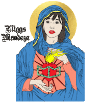 Sacred Heart Hearts Sticker