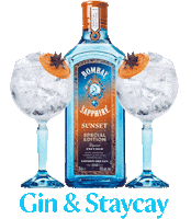 Drinks Sunset Sticker by Bombay Sapphire