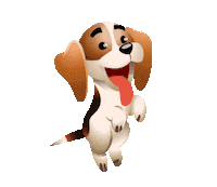 dog love Sticker by Chummy Chum Chums