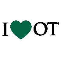 I Love Ot Sticker by ACHEHealthEdu