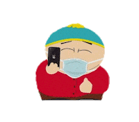 Eric Cartman Mask Sticker by South Park