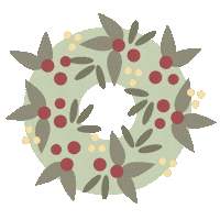 Christmas Mistletoe Sticker by tinytype