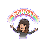 Happy Monday Sticker by Natasja | WATZIJZEGT