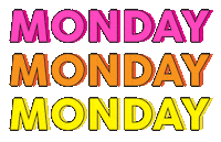 Monday Morning Sticker by COREY PAIGE DESIGNS