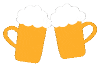 maripanz beer cheers bar tgif Sticker