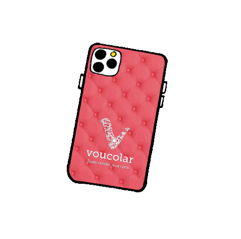 VouColar giphyupload celular personalizar capinha Sticker